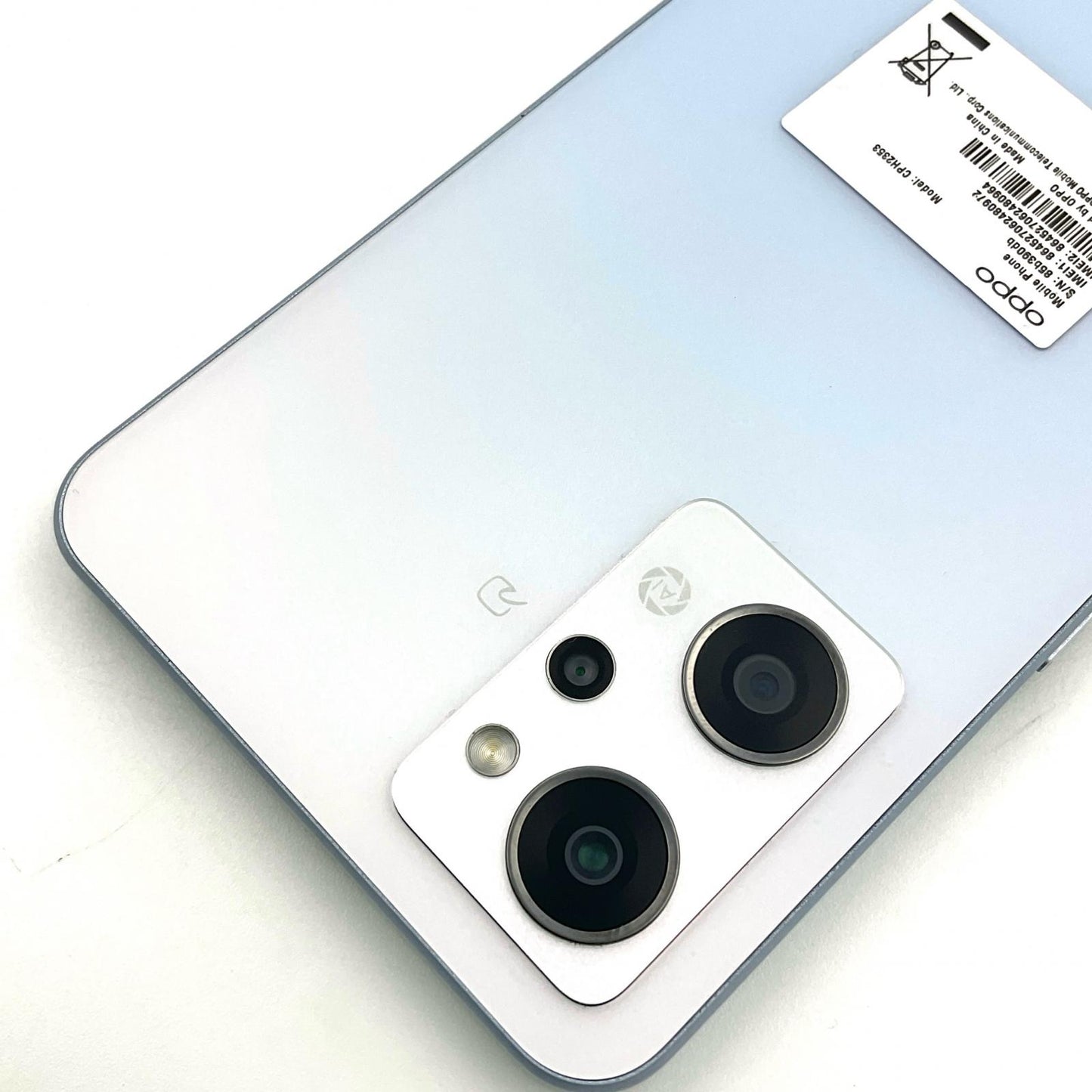 【全額返金保証】【最速発送】OPPO Reno 7 A 128GB ドリームブルー SIMフリー CPH2353 白ロム 動作確認済