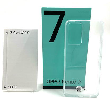 【全額返金保証】【最速発送】OPPO Reno 7 A 128GB ドリームブルー SIMフリー CPH2353 白ロム 動作確認済