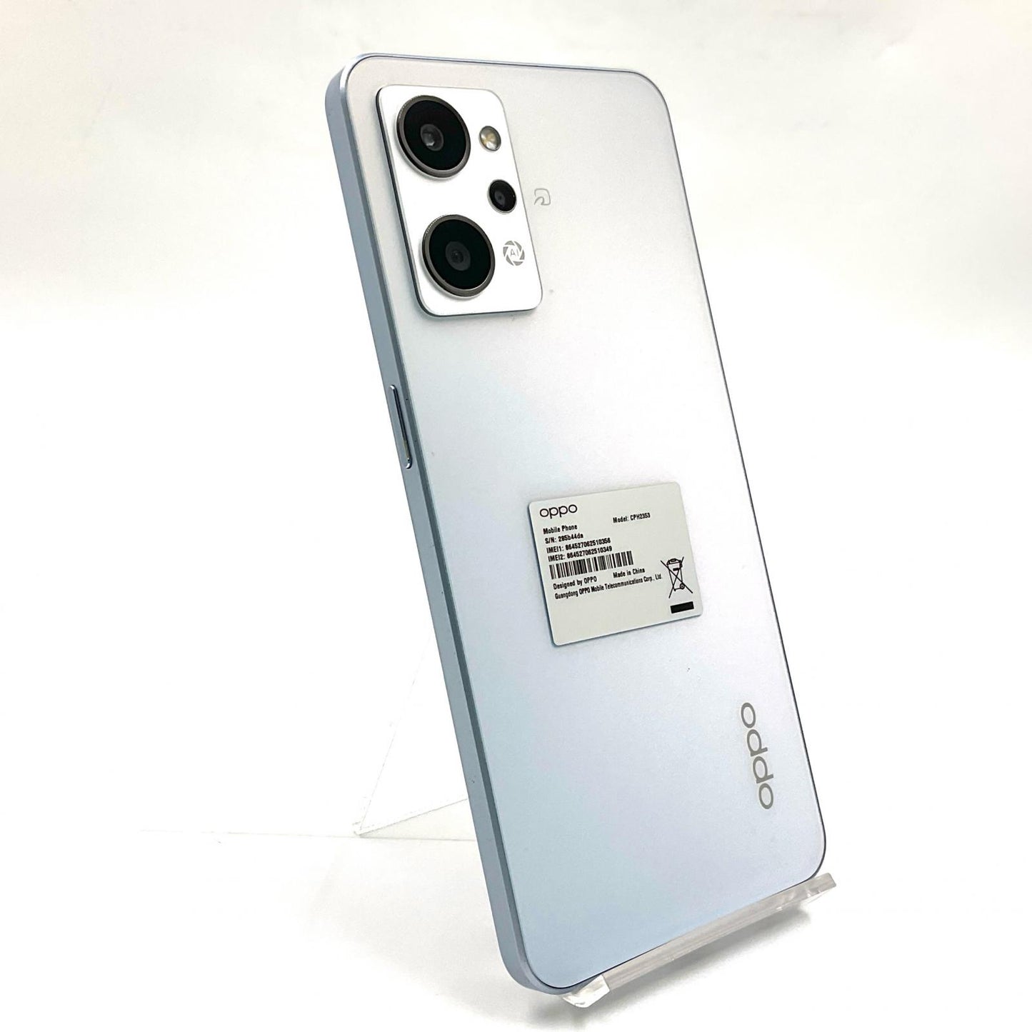 【全額返金保証】【最速発送】OPPO Reno 7 A 128GB ドリームブルー SIMフリー CPH2353 白ロム 動作確認済