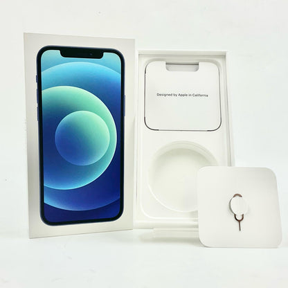 【全額返金保証】【最速発送】Apple iPhone iPhone 12 128GB ブルー au 白ロム 動作確認済 78%