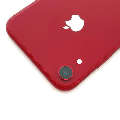 【全額返金保証】【最速発送】Apple iPhone iPhone XR 128GB レッド au 白ロム 動作確認済 85%