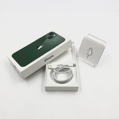【全額返金保証】【最速発送】Apple iPhone iPhone 13 128GB グリーン au 動作確認済 79%