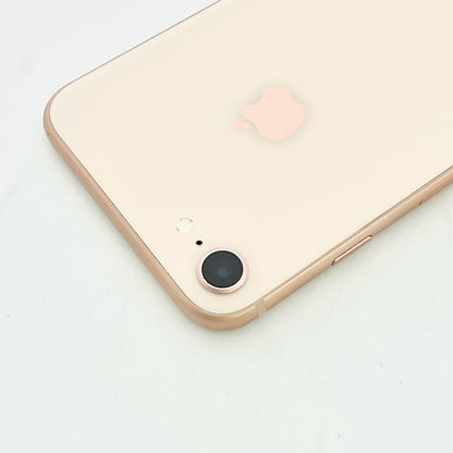 【全額返金保証】【最速発送】Apple iPhone iPhone 8 64GB ゴールド au 白ロム 動作確認済 76%