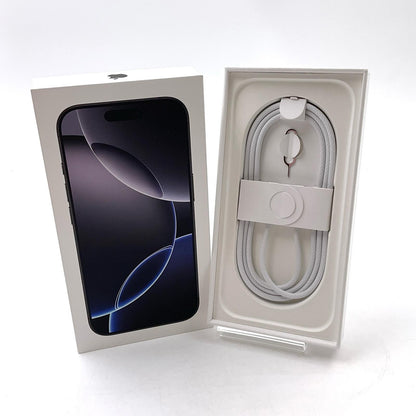 【全額返金保証】【最速発送】Apple iPhone iPhone 16 Pro 256GB ブラックチタニウム SIMフリー 白ロム 美品 動作確認済 100%