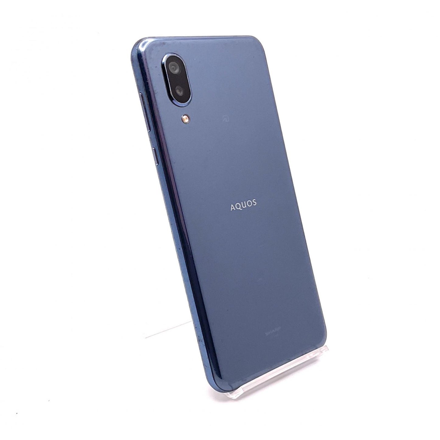 【全額返金保証】【最速発送】SHARP AQUOS sense3 plus 64GB クラッシィブルー au SHV46 白ロム 動作確認済
