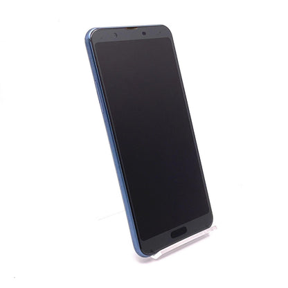 【全額返金保証】【最速発送】SHARP AQUOS sense3 plus 64GB クラッシィブルー au SHV46 白ロム 動作確認済