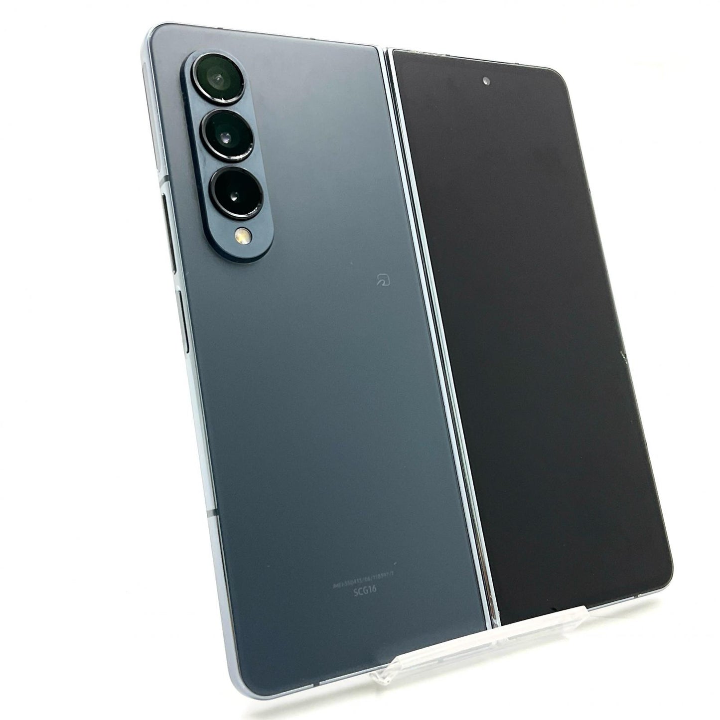 【最速発送】SAMSUNG Galaxy Z Fold4 256GB グレイグリーン au SCG16【難有】