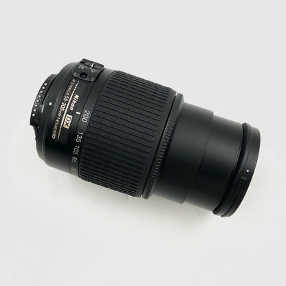 【全額返金保証】【最速発送】Nikon AF-S DX Zoom-Nikkor 55-200mm f/4-5.6G ED 美品 動作確認済