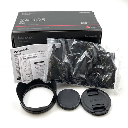 【全額返金保証】【最速発送】Panasonic LUMIX S 24-105mm F4 MACRO O.I.S. S-R24105 美品 動作確認済