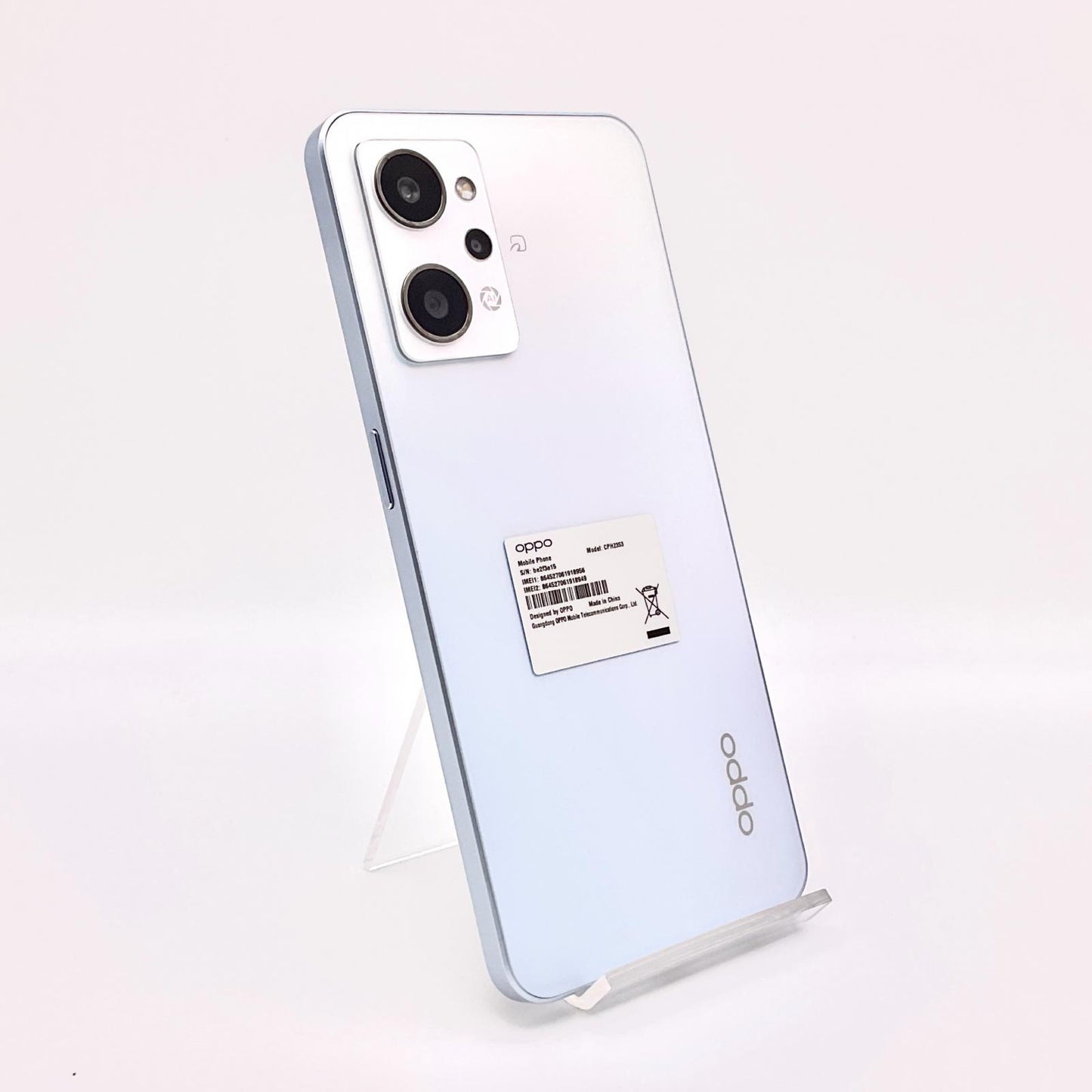 【全額返金保証】【最速発送】OPPO Reno 7A 128GB ドリームブルー SIMフリー CPH2353 白ロム 美品 動作確認済
