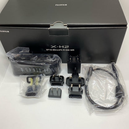 【全額返金保証】【最速発送】FUJIFILM デジタル一眼 X-H2 ボディ ブラック 美品 動作確認済