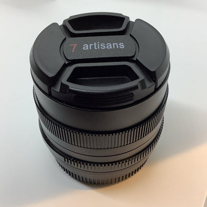 【全額返金保証】【最速発送】七工匠 7Artisans 50mm F1.8 5018XB [フジフイルム用] 美品 動作確認済