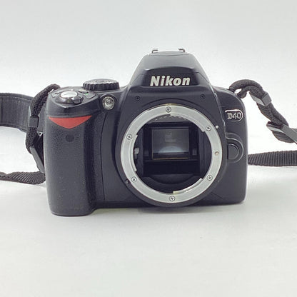 【全額返金保証】【最速発送】Nikon デジタル一眼 D40 ボディ ブラック 動作確認済