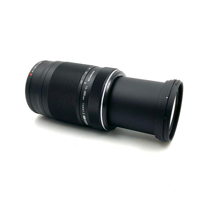 【全額返金保証】【最速発送】OLYMPUS M.ZUIKO DIGITAL ED 75-300mm F4.8-6.7 II [ブラック] 美品 動作確認済