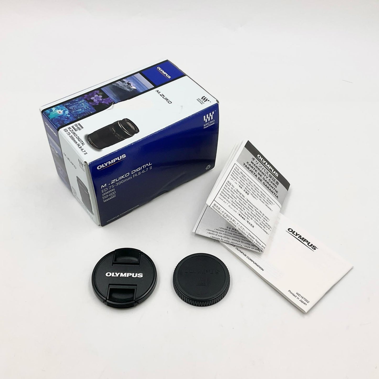 【全額返金保証】【最速発送】OLYMPUS M.ZUIKO DIGITAL ED 75-300mm F4.8-6.7 II [ブラック] 美品 動作確認済