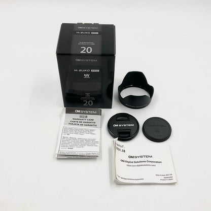 【全額返金保証】【最速発送】OM SYSTEM M.ZUIKO DIGITAL ED 20mm F1.4 PRO 超美品 動作確認済