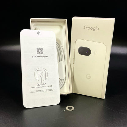 【全額返金保証】【最速発送】Google Pixel 9a 128GB Porcelain Softbank G3Y12 美品 動作確認済