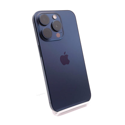【全額返金保証】【最速発送】Apple iPhone iPhone 15 Pro 256GB ブルーチタニウム SIMフリー 白ロム 美品 動作確認済 88%