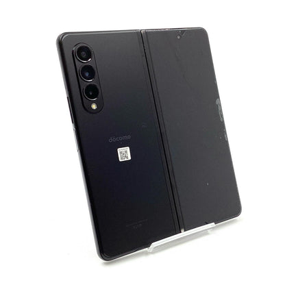 【最速発送】SAMSUNG Galaxy Z Fold3 5G 256GB ファントムブラック docomo SC-55B 白ロム【難有】