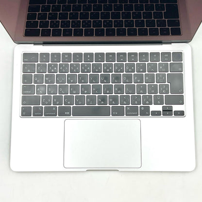 【全額返金保証】【最速発送】Apple MacBook Air 13.6インチ 2022 Apple M2 8GB SSD 256GB シルバー 90% 美品 動作確認済