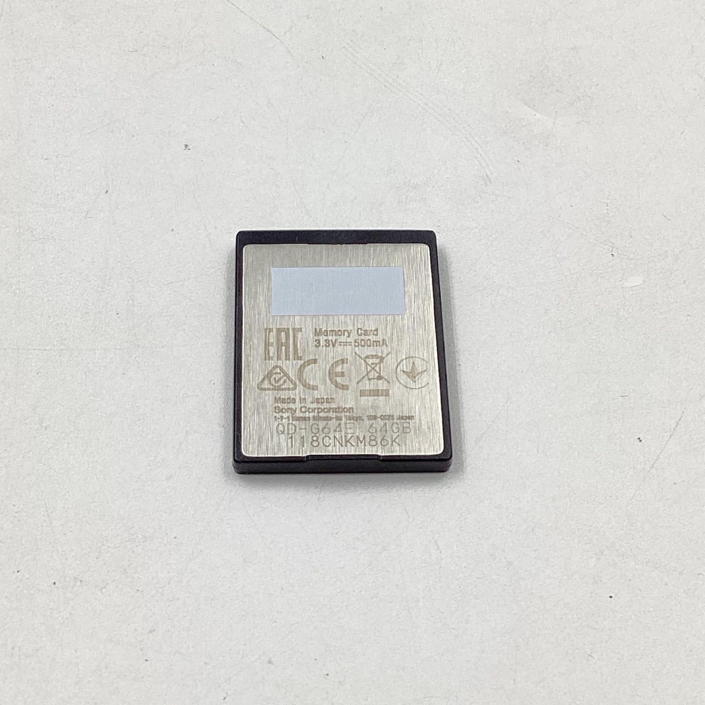 【全額返金保証】【最速発送】Sony XQDカード QD-G64F [64GB] 超美品 動作確認済