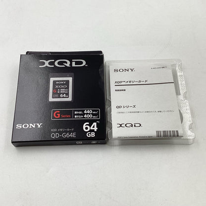 【全額返金保証】【最速発送】Sony XQDカード QD-G64F [64GB] 超美品 動作確認済