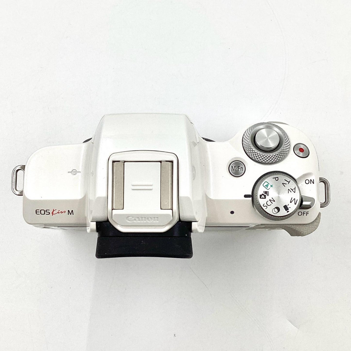 【全額返金保証】【最速発送】Canon デジタル一眼 EOS Kiss M ボディ [ホワイト] 美品 動作確認済
