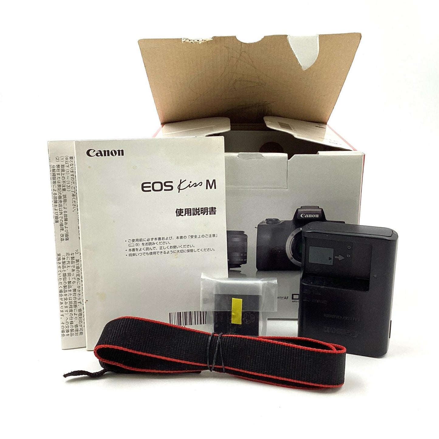 【全額返金保証】【最速発送】Canon デジタル一眼 EOS Kiss M ボディ [ホワイト] 美品 動作確認済