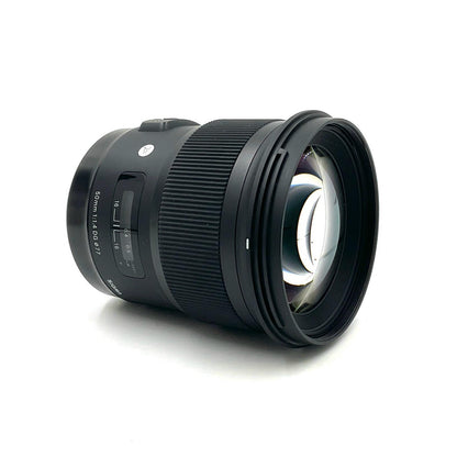 【全額返金保証】【最速発送】SIGMA 50mm F1.4 DG HSM [キヤノン用] 動作確認済
