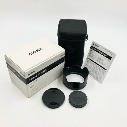 【全額返金保証】【最速発送】SIGMA 50mm F1.4 DG HSM [キヤノン用] 動作確認済