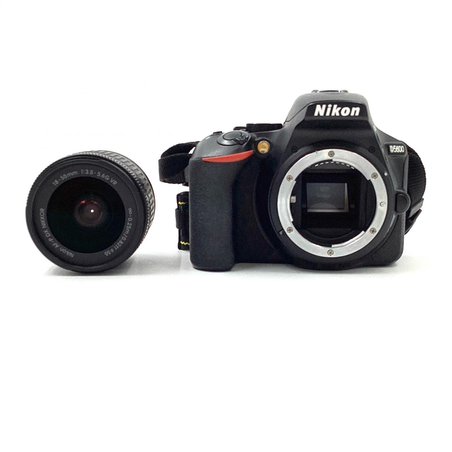 【全額返金保証】【最速発送】Nikon デジタル一眼 D5600 18-55 VR レンズキット ブラック 動作確認済
