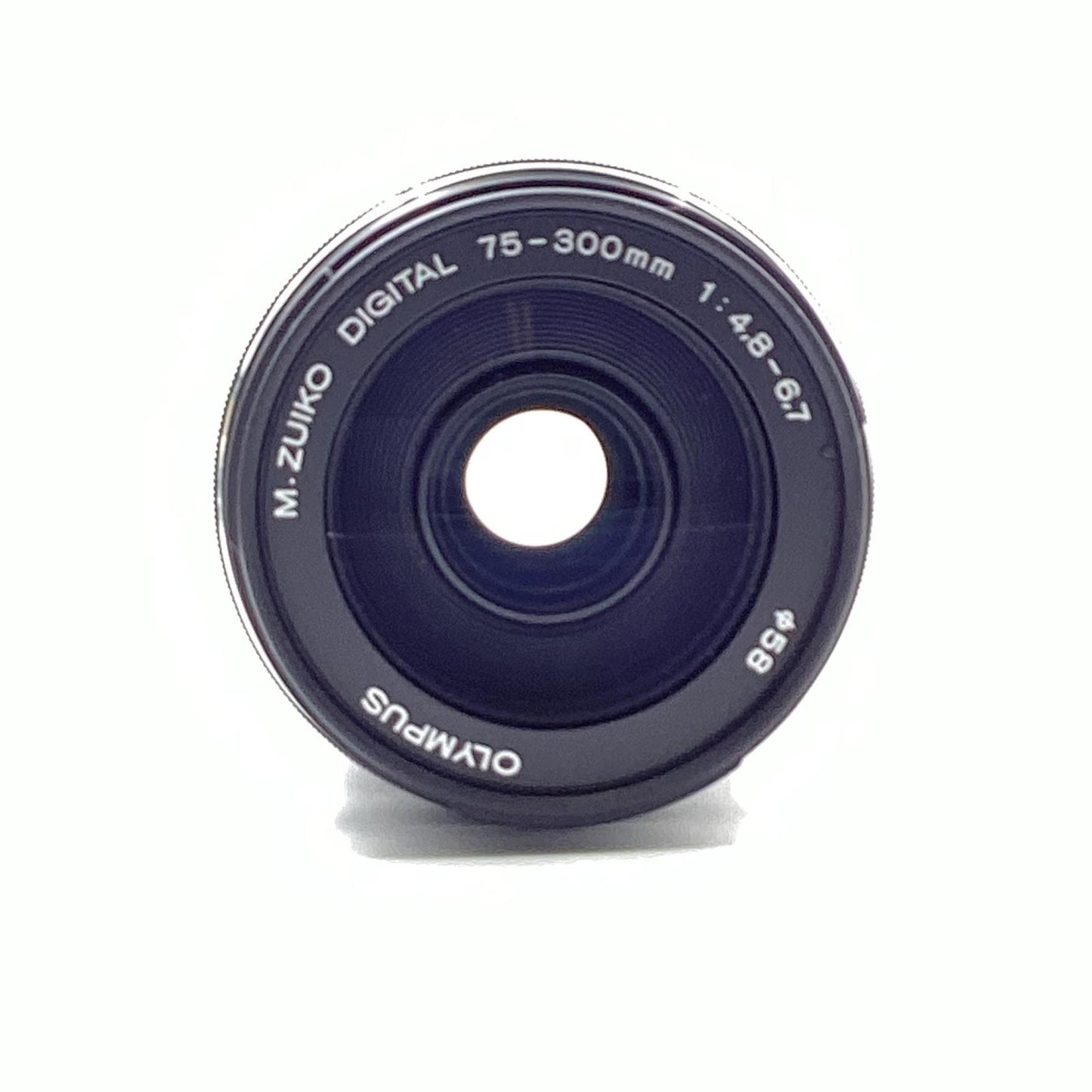 【全額返金保証】【最速発送】OLYMPUS M.ZUIKO DIGITAL ED 75-300mm F4.8-6.7 II [ブラック] 美品 動作確認済
