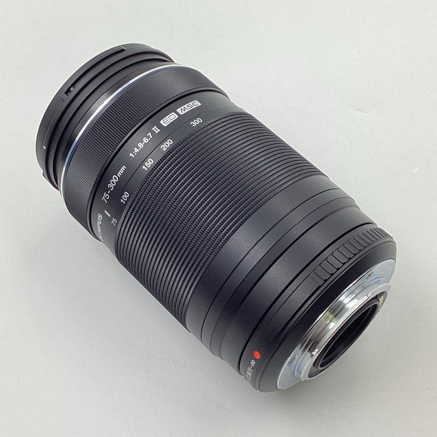 【全額返金保証】【最速発送】OLYMPUS M.ZUIKO DIGITAL ED 75-300mm F4.8-6.7 II [ブラック] 美品 動作確認済