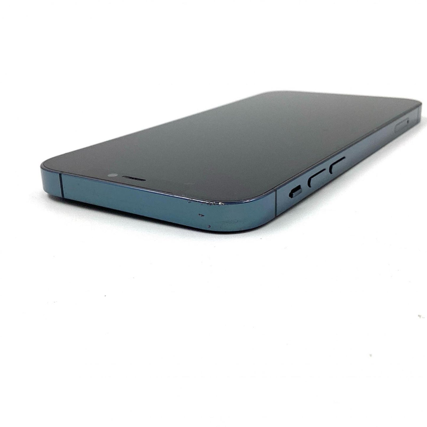 【全額返金保証】【最速発送】Apple iPhone iPhone 12 Pro 128GB パシフィックブルー SIMフリー 白ロム 動作確認済 77%