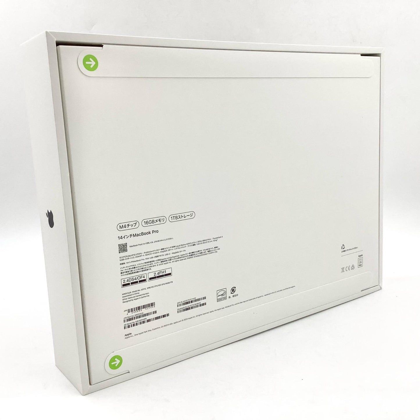 【全額返金保証】【最速発送】Apple MacBook Pro 14.2インチ 2024 Apple M4チップ 16GB SSD 1TB スペースブラック 100% 新品未開封 即納OK