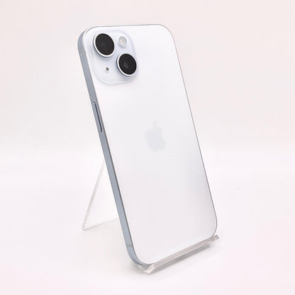 【全額返金保証】【最速発送】Apple iPhone iPhone 15 128GB ブルー docomo 白ロム 美品 動作確認済 97%
