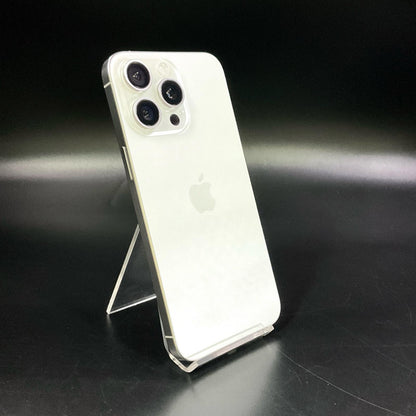 【全額返金保証】【最速発送】Apple iPhone iPhone 15 Pro Max 256GB ホワイトチタニウム SIMフリー 白ロム 美品 動作確認済 85%
