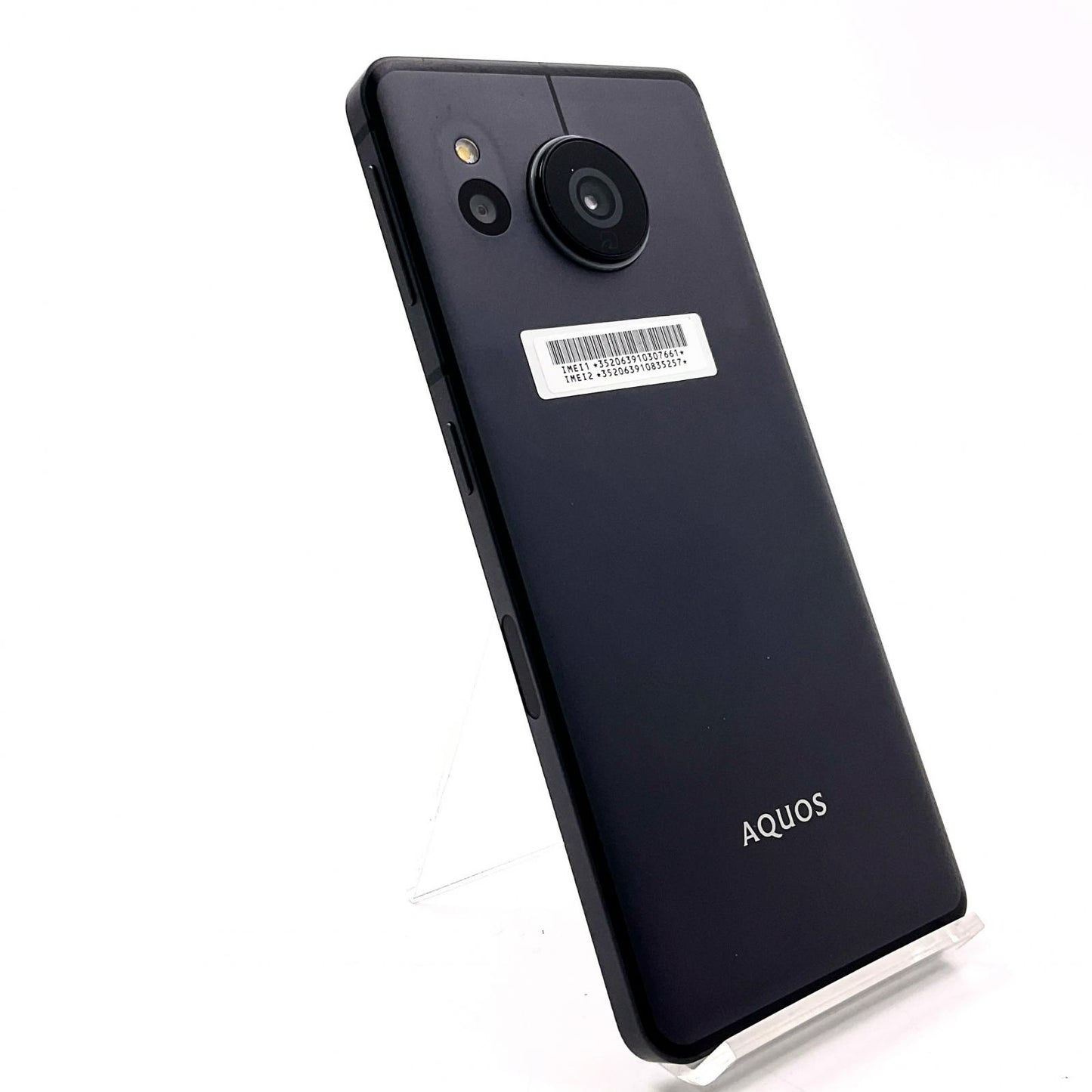 【全額返金保証】【最速発送】SHARP AQUOS sense7 128GB ブラック au SHG10 白ロム 動作確認済