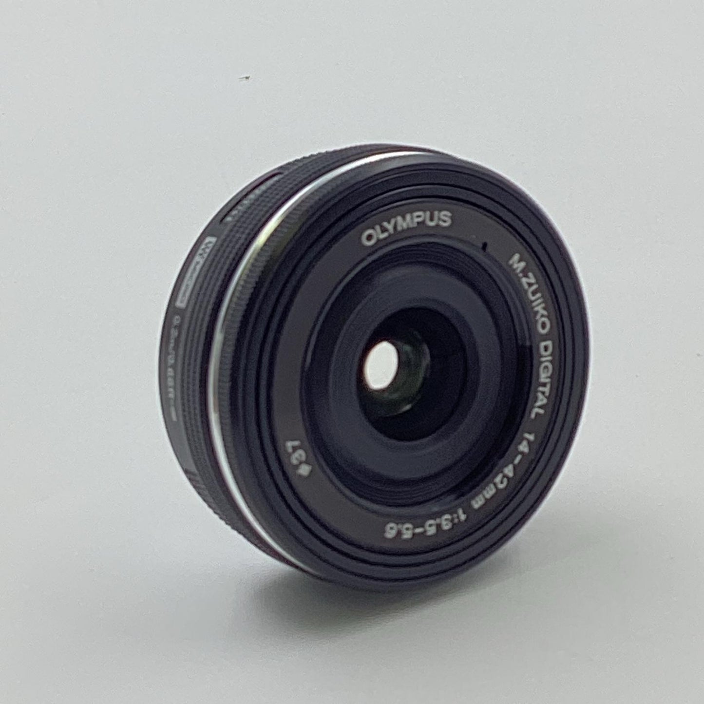 【全額返金保証】【最速発送】OLYMPUS M.ZUIKO DIGITAL ED 14-42mm F3.5-5.6 EZ [ブラック] 美品 動作確認済