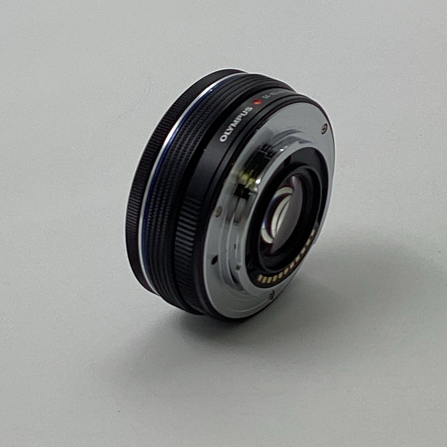 【全額返金保証】【最速発送】OLYMPUS M.ZUIKO DIGITAL ED 14-42mm F3.5-5.6 EZ [ブラック] 美品 動作確認済