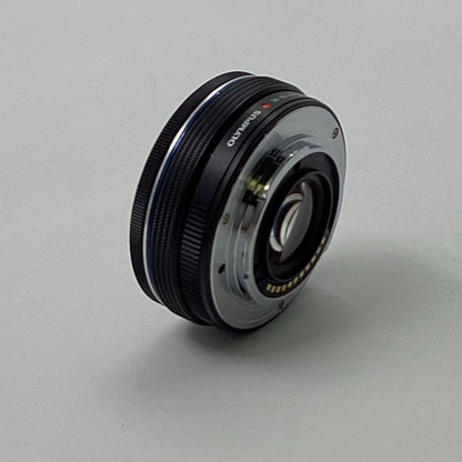 【全額返金保証】【最速発送】OLYMPUS M.ZUIKO DIGITAL ED 14-42mm F3.5-5.6 EZ [ブラック] 美品 動作確認済