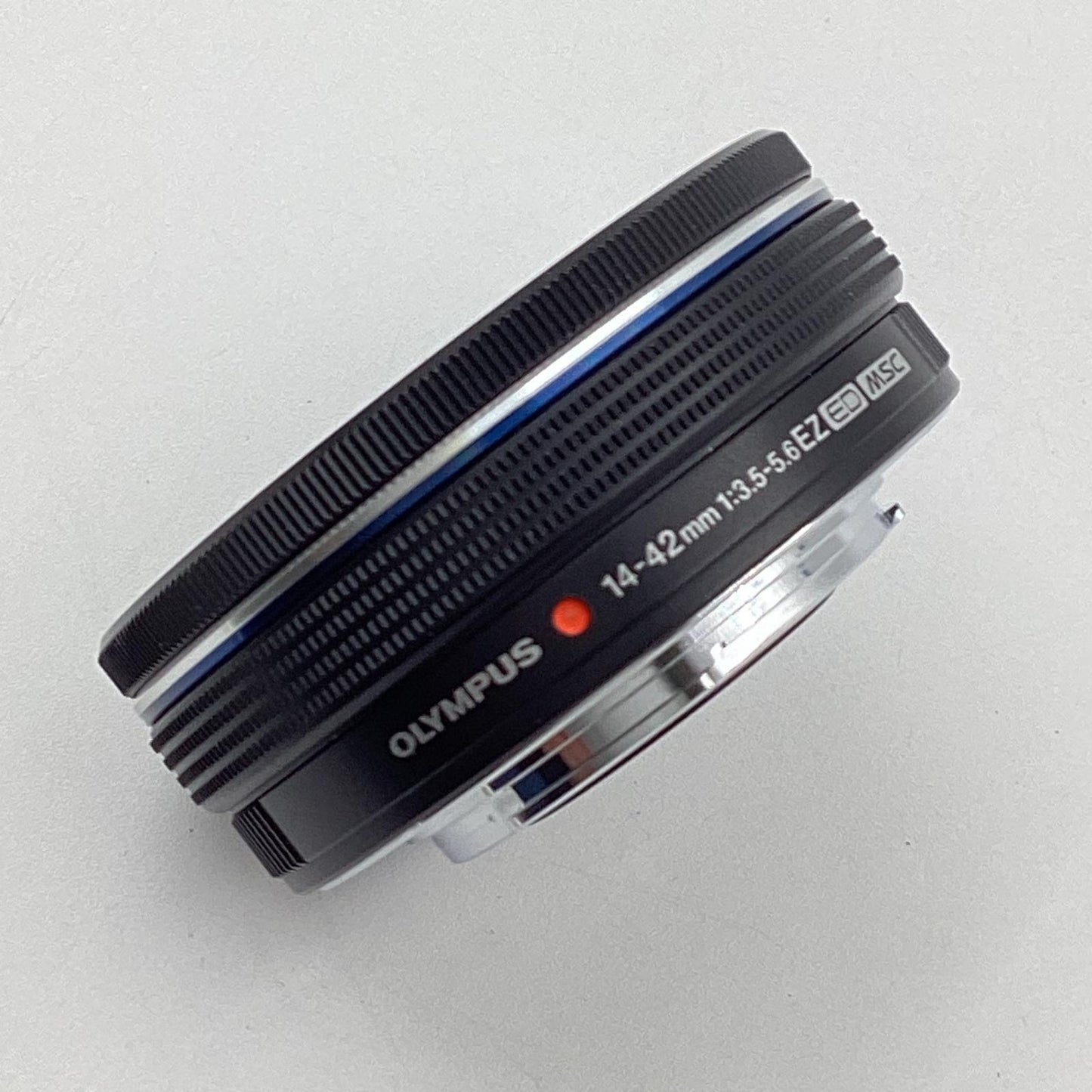 【全額返金保証】【最速発送】OLYMPUS M.ZUIKO DIGITAL ED 14-42mm F3.5-5.6 EZ [ブラック] 美品 動作確認済