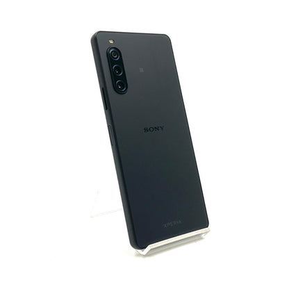 【全額返金保証】【最速発送】Sony Xperia 10 V 128GB ブラック SIMフリー A302SO 白ロム 動作確認済