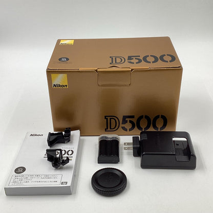 【全額返金保証】【最速発送】Nikon デジタル一眼 D500 ボディ ブラック 美品 動作確認済