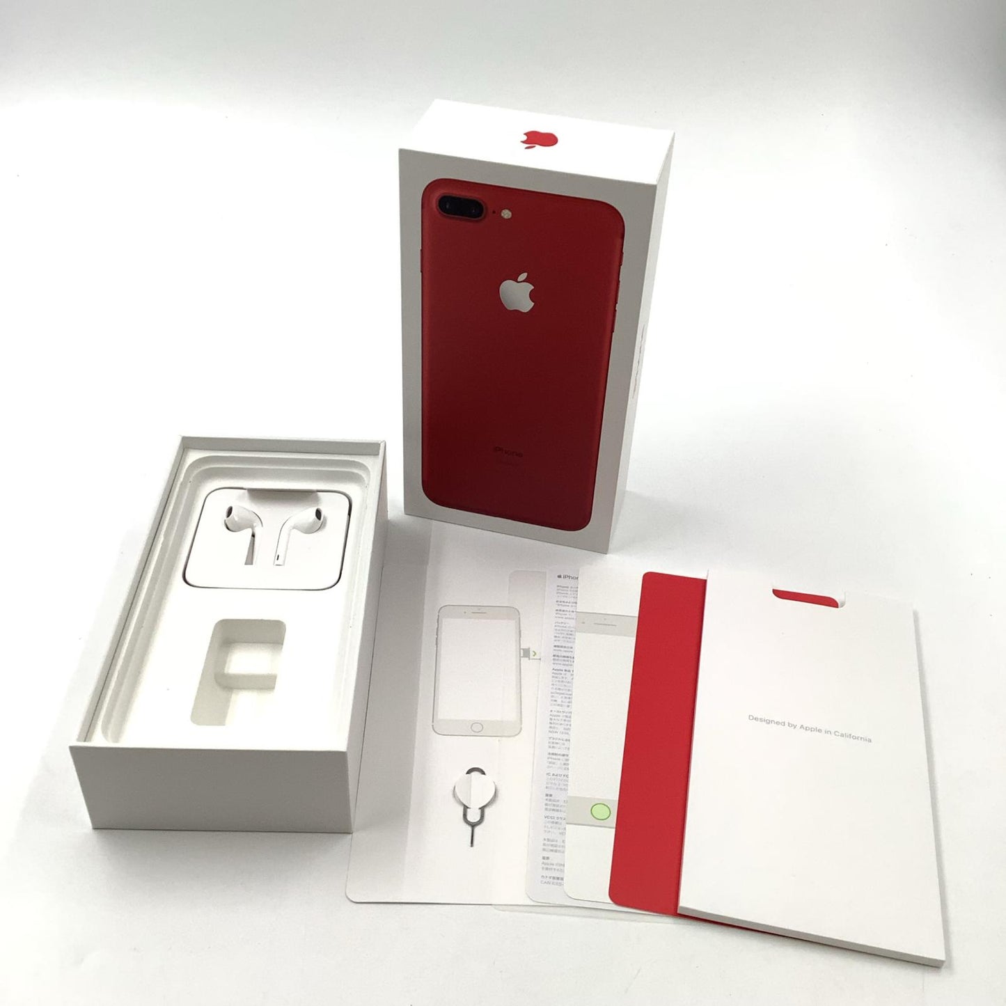 【全額返金保証】【最速発送】Apple iPhone iPhone 7 Plus 128GB RED docomo 白ロム 動作確認済 85%