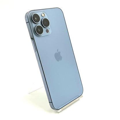 【全額返金保証】【最速発送】Apple iPhone iPhone 13 Pro Max 128GB シエラブルー Softbank 動作確認済 83%