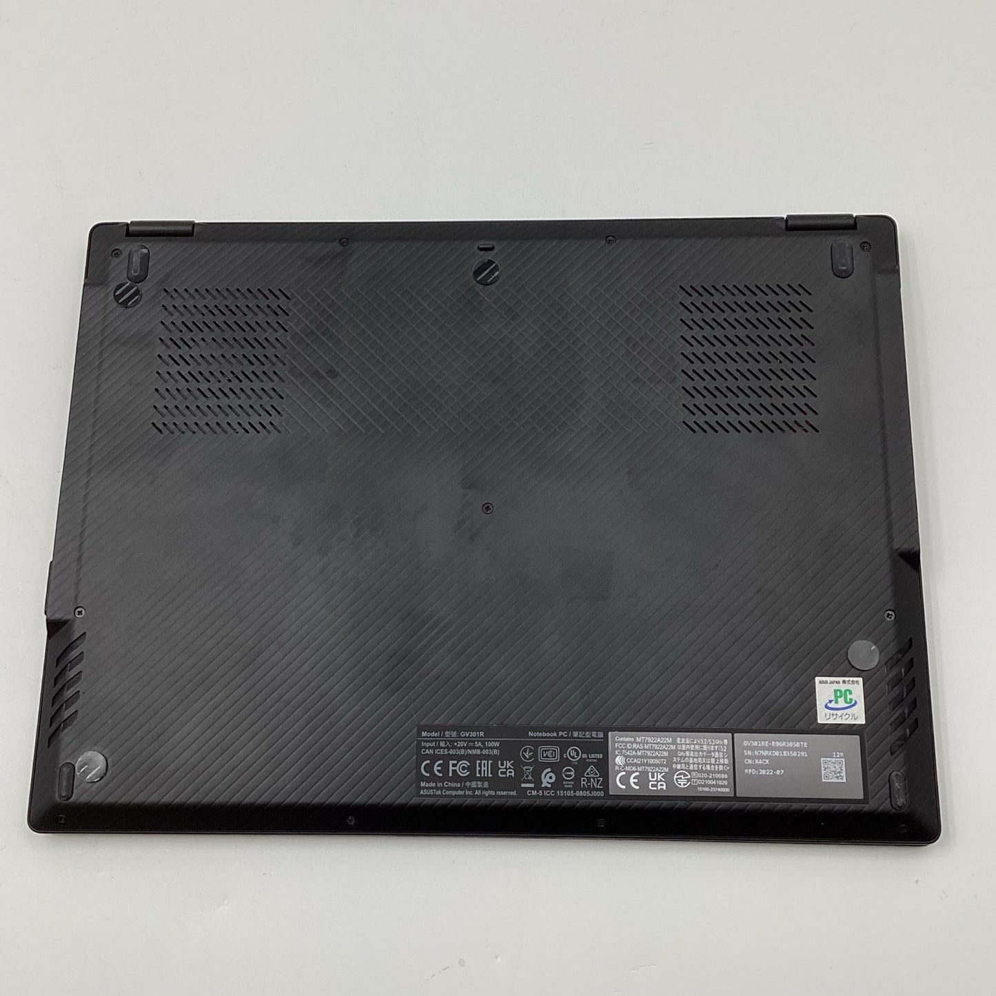 【全額返金保証】【最速発送】ASUS GV301R Ryzen 9 6900HS 32GB M.2 SSD 1TB NVIDIA GeForce RTX 3050Ti Laptop 76.7% 動作確認済