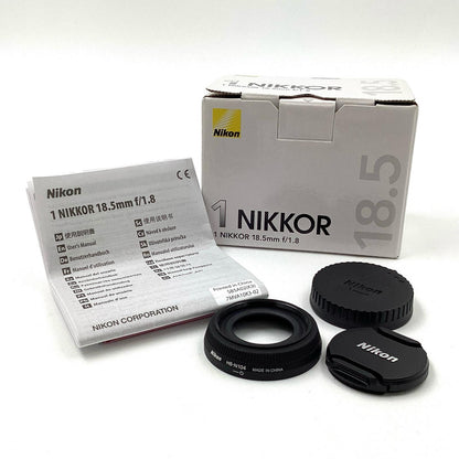 【全額返金保証】【最速発送】Nikon 1 NIKKOR 18.5mm f/1.8 [ブラック] 美品 動作確認済