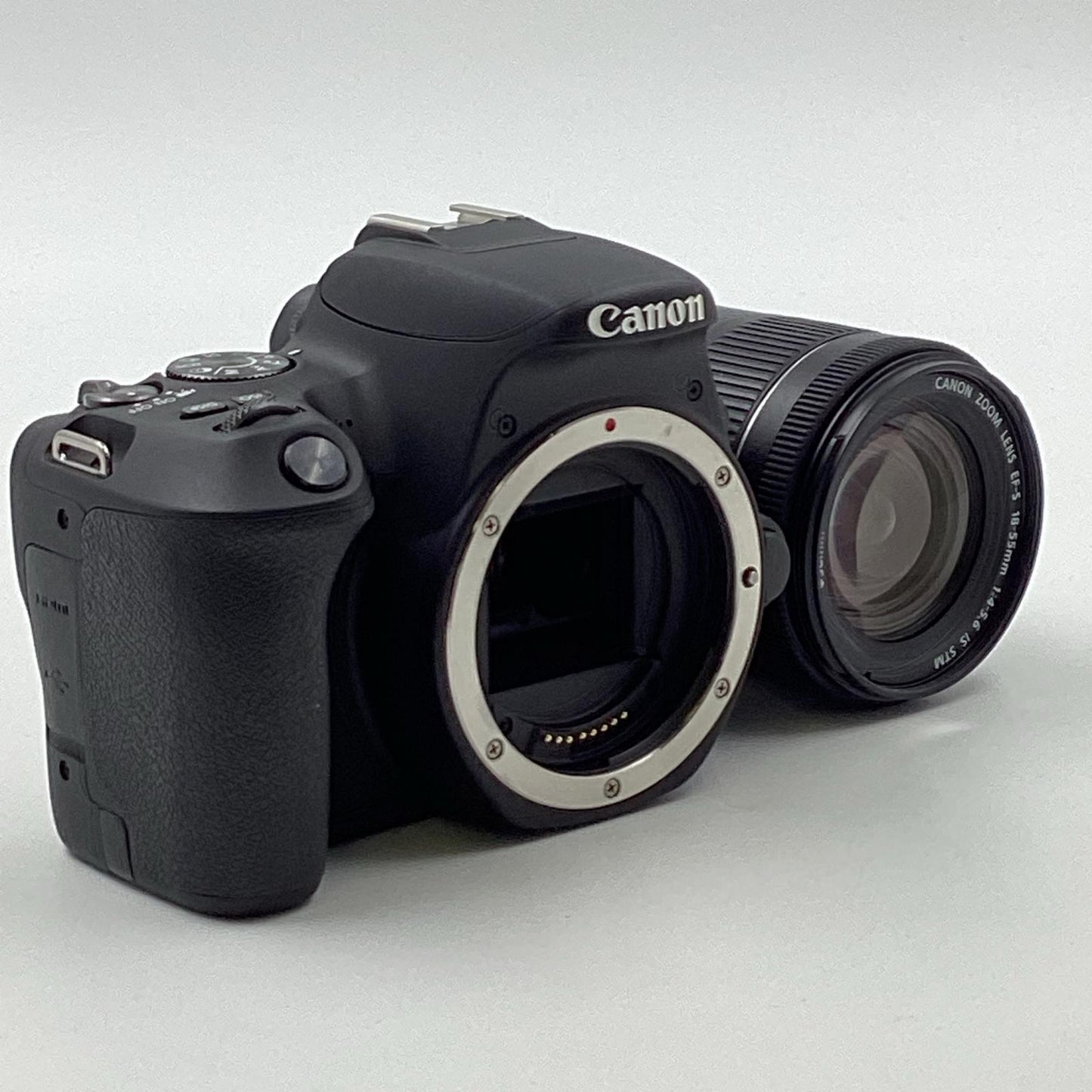【全額返金保証】【最速発送】Canon デジタル一眼 EOS Kiss X9 EF-S 18-55 F4-5.6 IS STM レンズキット ブラック 超美品 動作確認済