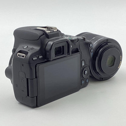 【全額返金保証】【最速発送】Canon デジタル一眼 EOS Kiss X9 EF-S 18-55 F4-5.6 IS STM レンズキット ブラック 超美品 動作確認済
